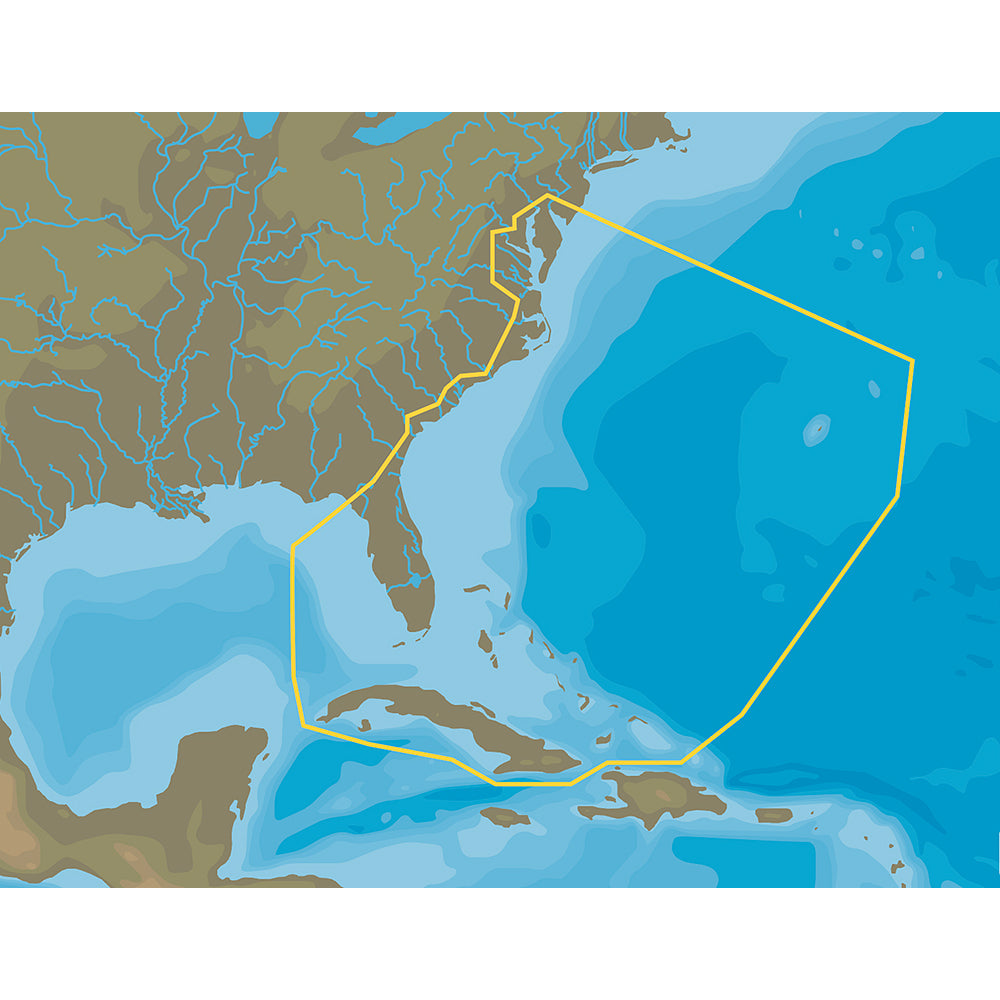 C-MAP 4D NA-063 Chesapeake Bay to Cuba - microSD&trade;/SD&trade;