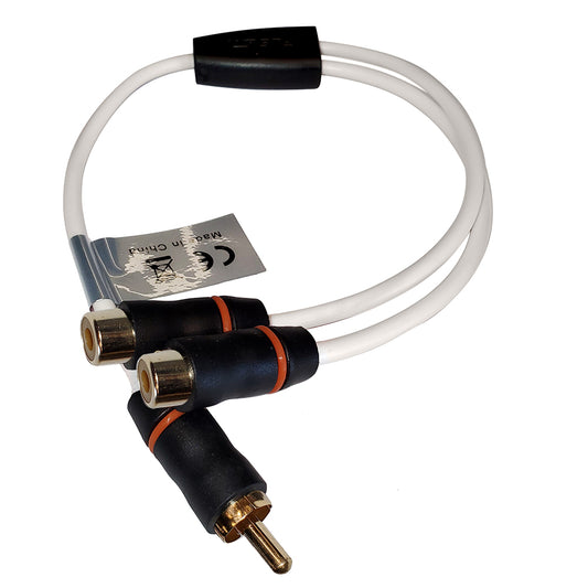 FUSION RCA Cable Splitter - 1 Male to 2 Female - 1&#39;