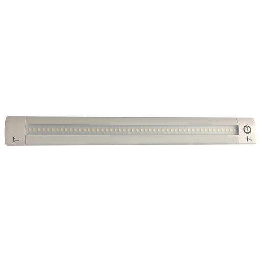 Lunasea LED Light Bar - Built-In Dimmer, Adjustable Linear Angle, 12" Length, 24VDC - Warm White