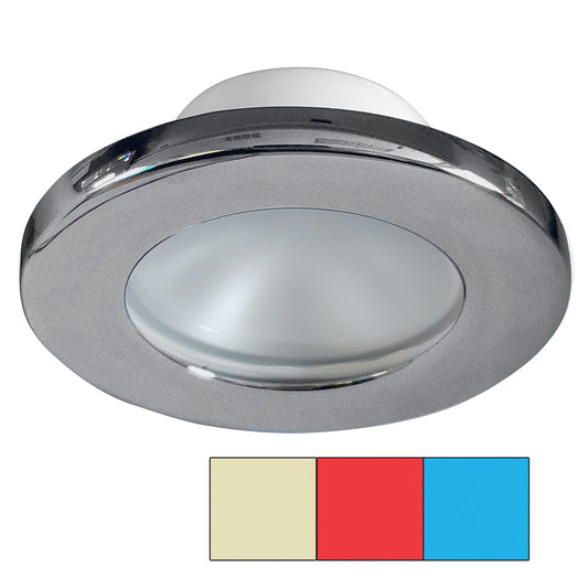 i2Systems Apeiron A3120 Screw Mount Light - Red, Warm White &amp; Blue - Brushed Nickel