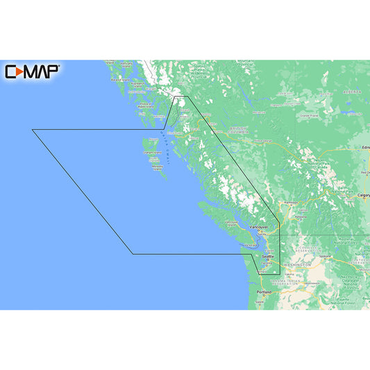 C-MAP M-NA-Y207-MS Columbia &amp; Puget Sound REVEAL&trade; Coastal Chart