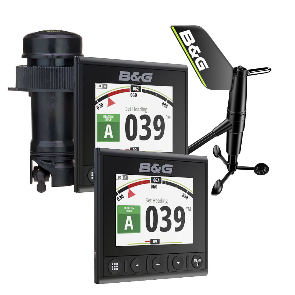 B&amp;G Triton2 Speed, Depth &amp; Wireless Wind System Pack - 2 Triton&sup2; 4.1" Color Display, DST810 Transducer, WS320 Wireless Wind Sensor &amp; NMEA2000 Starter Kit