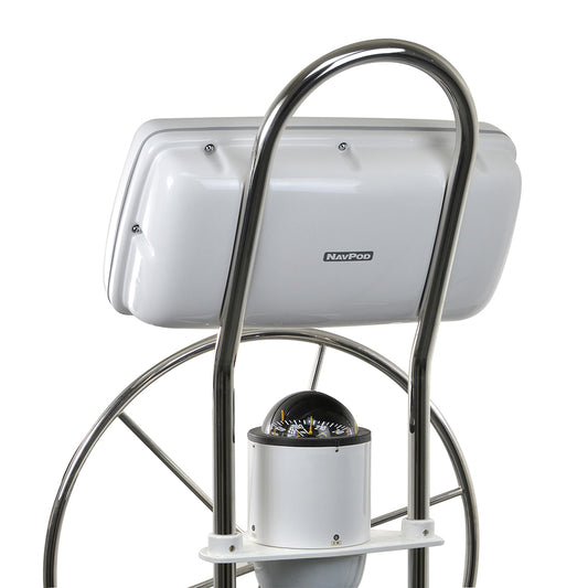 NavPod SystemPod Precut f/Simrad NSS12 evo3/B&amp;G Zeus3 12 &amp; 2 Instruments (3.6&Prime; holes) f/12&Prime; Wide Guard