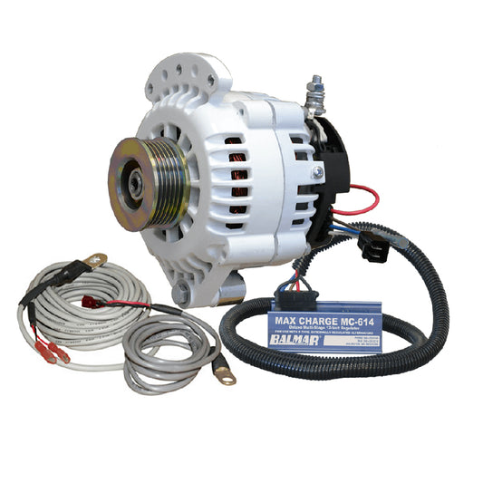Balmar 621 Series 120A Kit w/MC-614 Regulator, T-Sensor, K6 Pulley, Single Foot &amp; Mounting Hardware