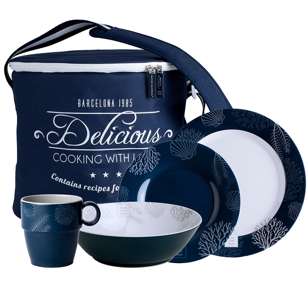 Marine Business Melamine Tableware &amp; Basket - LIVING - Set of 16