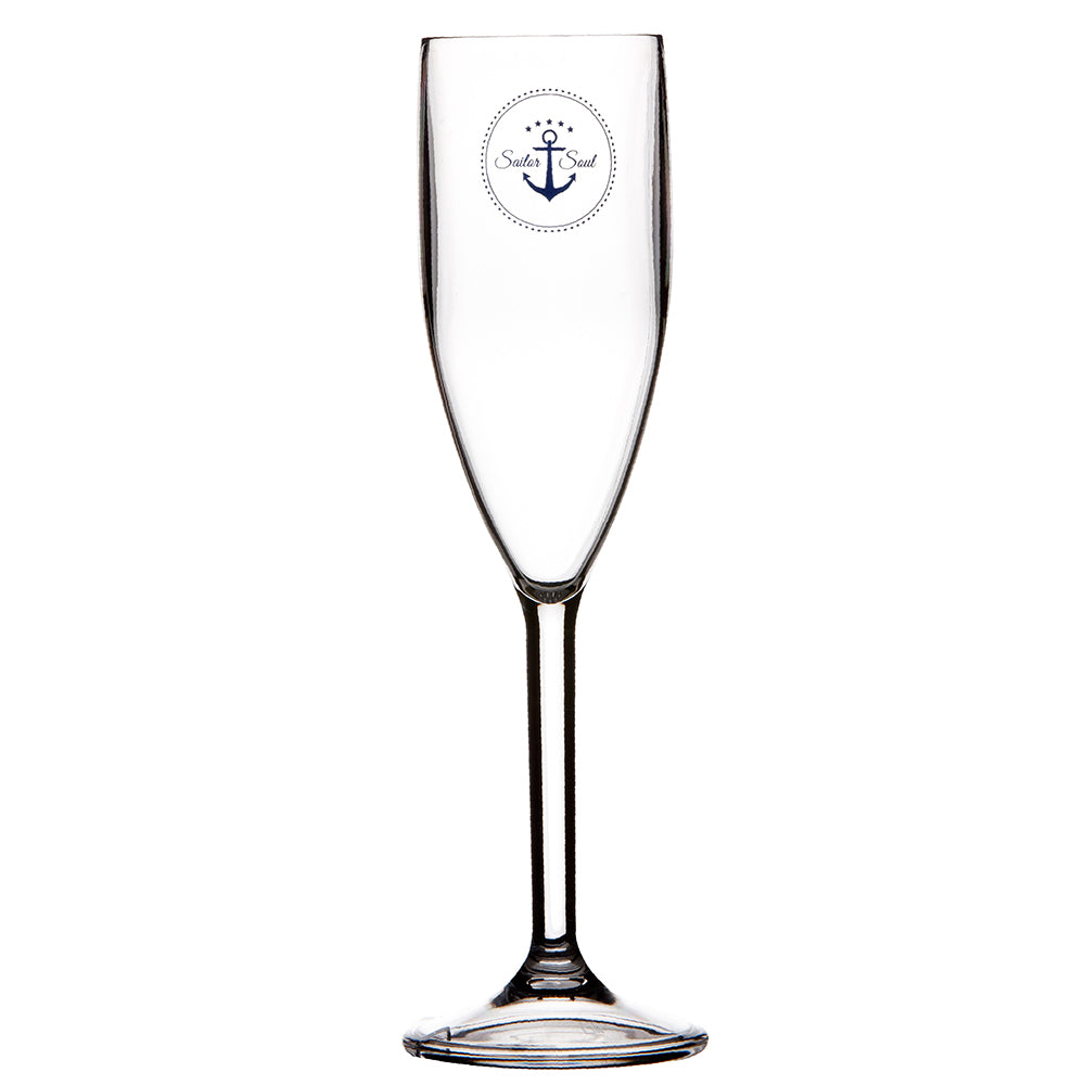 Marine Business Champagne Glass Set - SAILOR SOUL - Set of 6