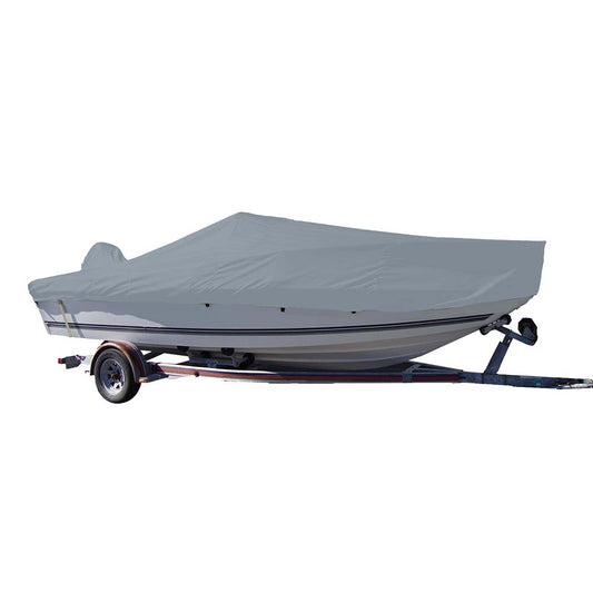 Carver Sun-DURA&reg; Styled-to-Fit Boat Cover f/25.5&#39; V-Hull Center Console Fishing Boat - Grey
