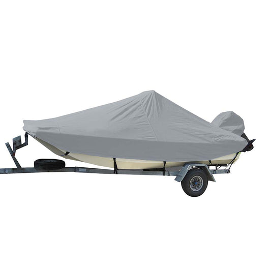 Carver Sun-DURA&reg; Styled-to-Fit Boat Cover f/17.5&#39; Bay Style Center Console Fishing Boats - Grey
