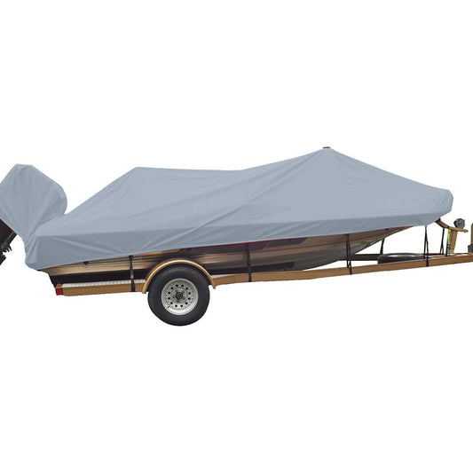 Carver Sun-DURA&reg; Styled-to-Fit Boat Cover f/16.5&#39; Wide Style Bass Boats - Grey