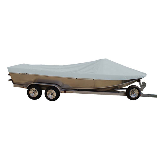 Carver Sun-DURA&reg; Styled-to-Fit Boat Cover f/20.5&#39; Sterndrive Aluminum Boats w/High Forward Mounted Windshield - Grey