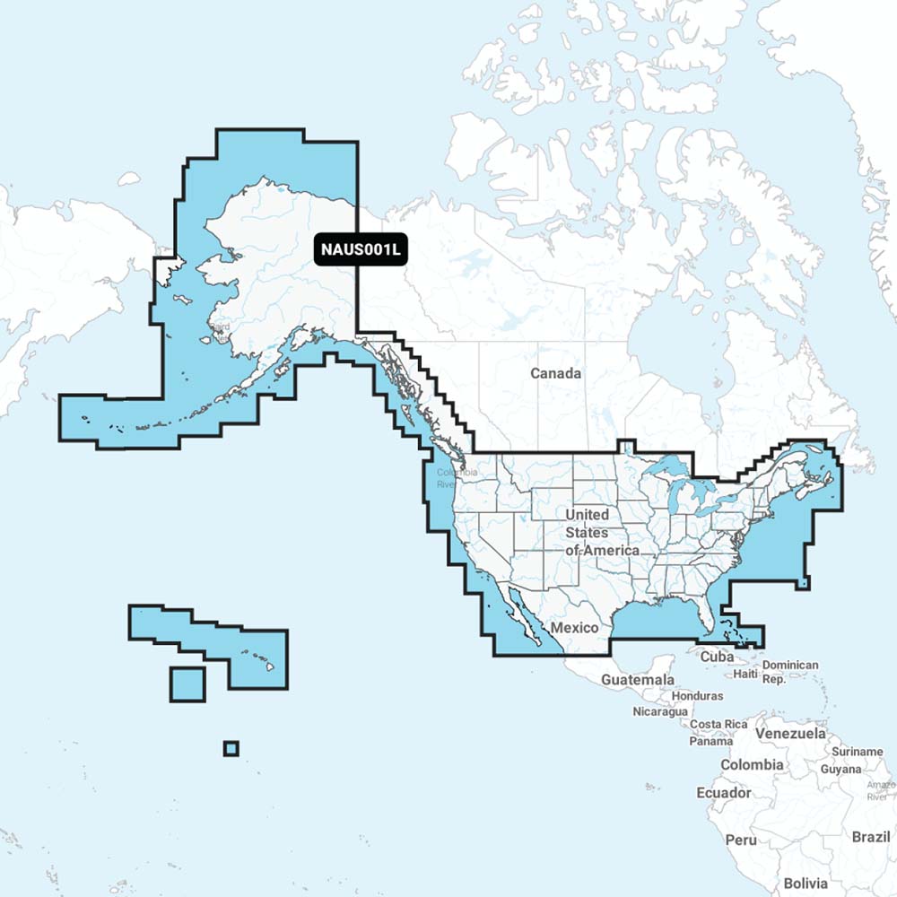 Navionics+ NAUS001L - U.S. &amp; Coastal Canada