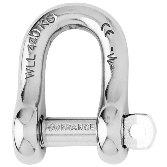 Wichard Captive Pin D Shackle - Diameter 6mm - 1/4"