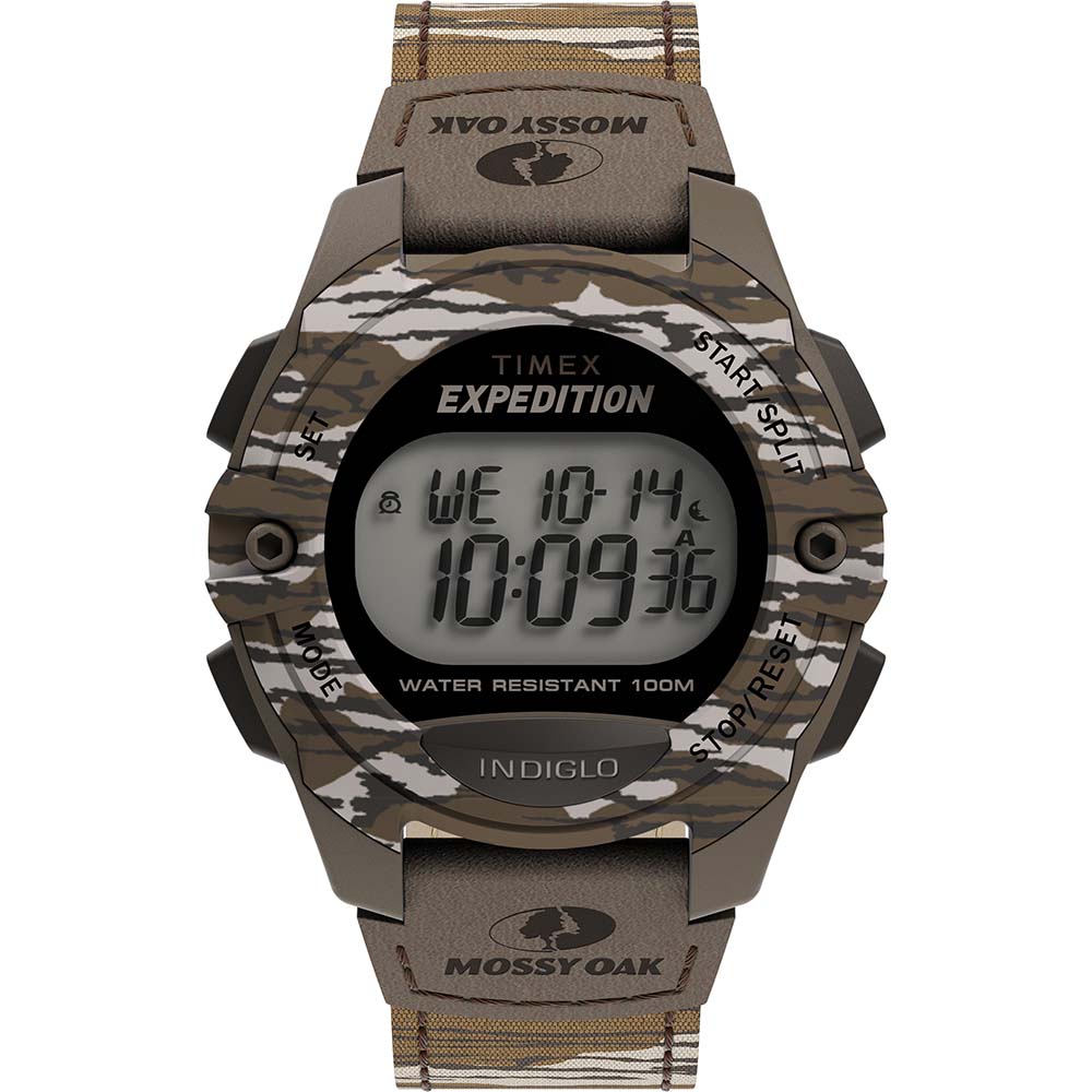 Timex Expedition Men&#39;s Classic Digital Chrono Full-Size Watch - Mossy Oak