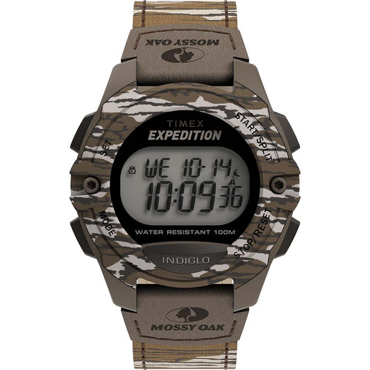 Timex Expedition Men&#39;s Classic Digital Chrono Full-Size Watch - Mossy Oak