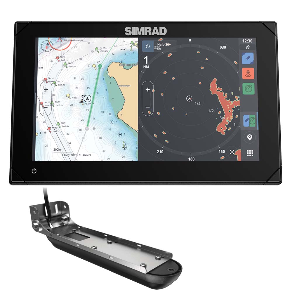 Simrad NSX&trade; 3009 9" Combo Chartplotter &amp; Fishfinder w/Active Imaging&trade; 3-in-1 Transducer
