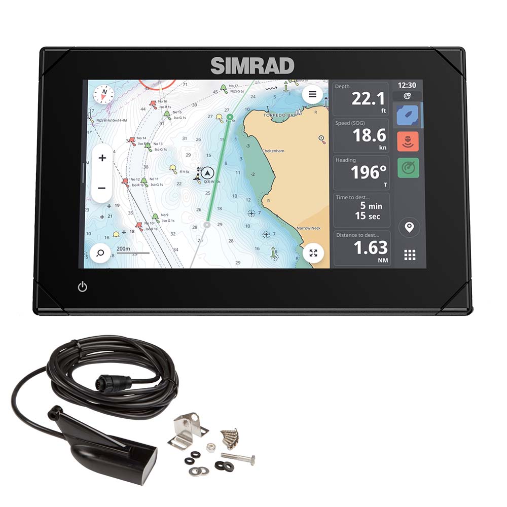 Simrad NSX&trade; 3007 7" Combo Chartplotter &amp; Fishfinder w/HDI Transducer