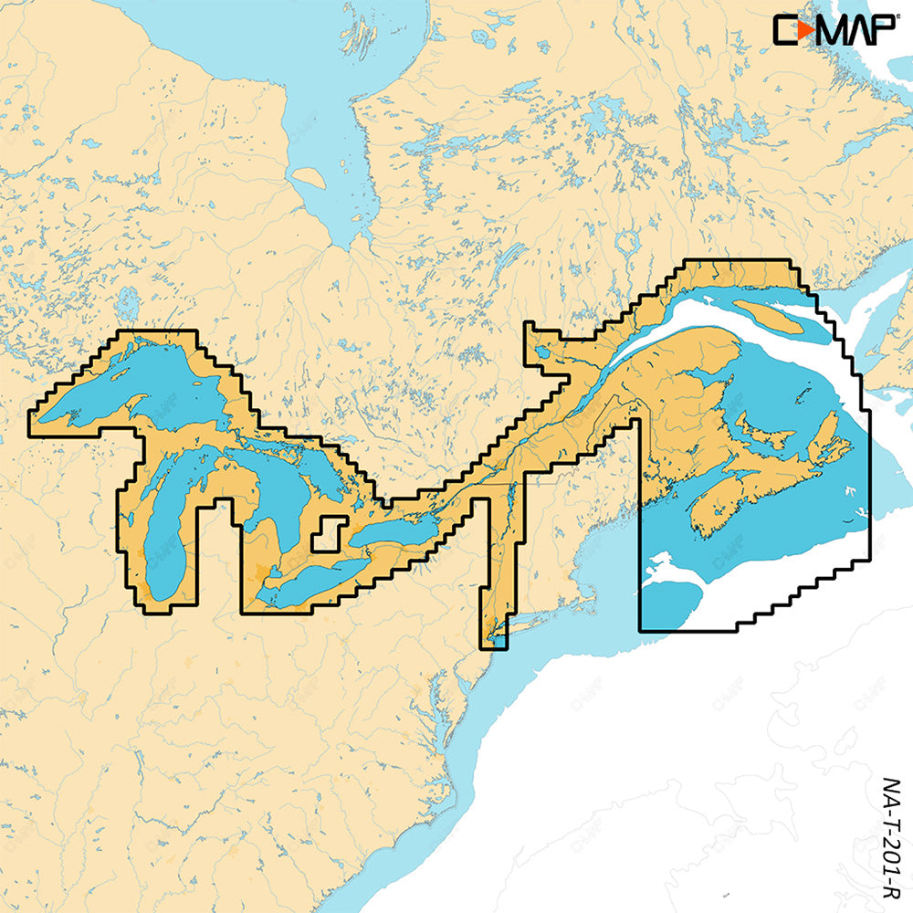 C-MAP REVEAL&trade; X - Great Lakes to Nova Scotia