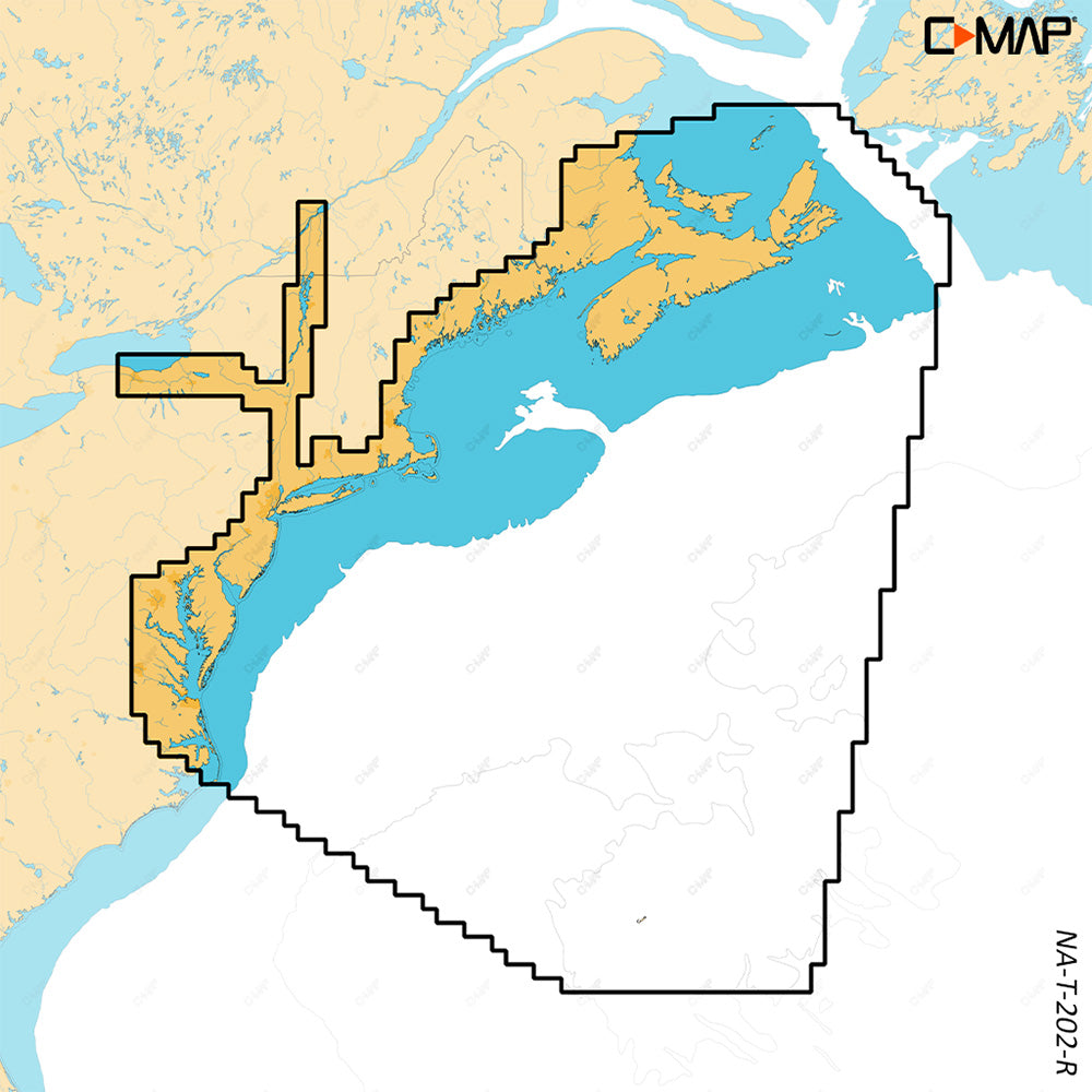 C-MAP REVEAL&trade; X - Nova Scotia to the Chesapeake Bay