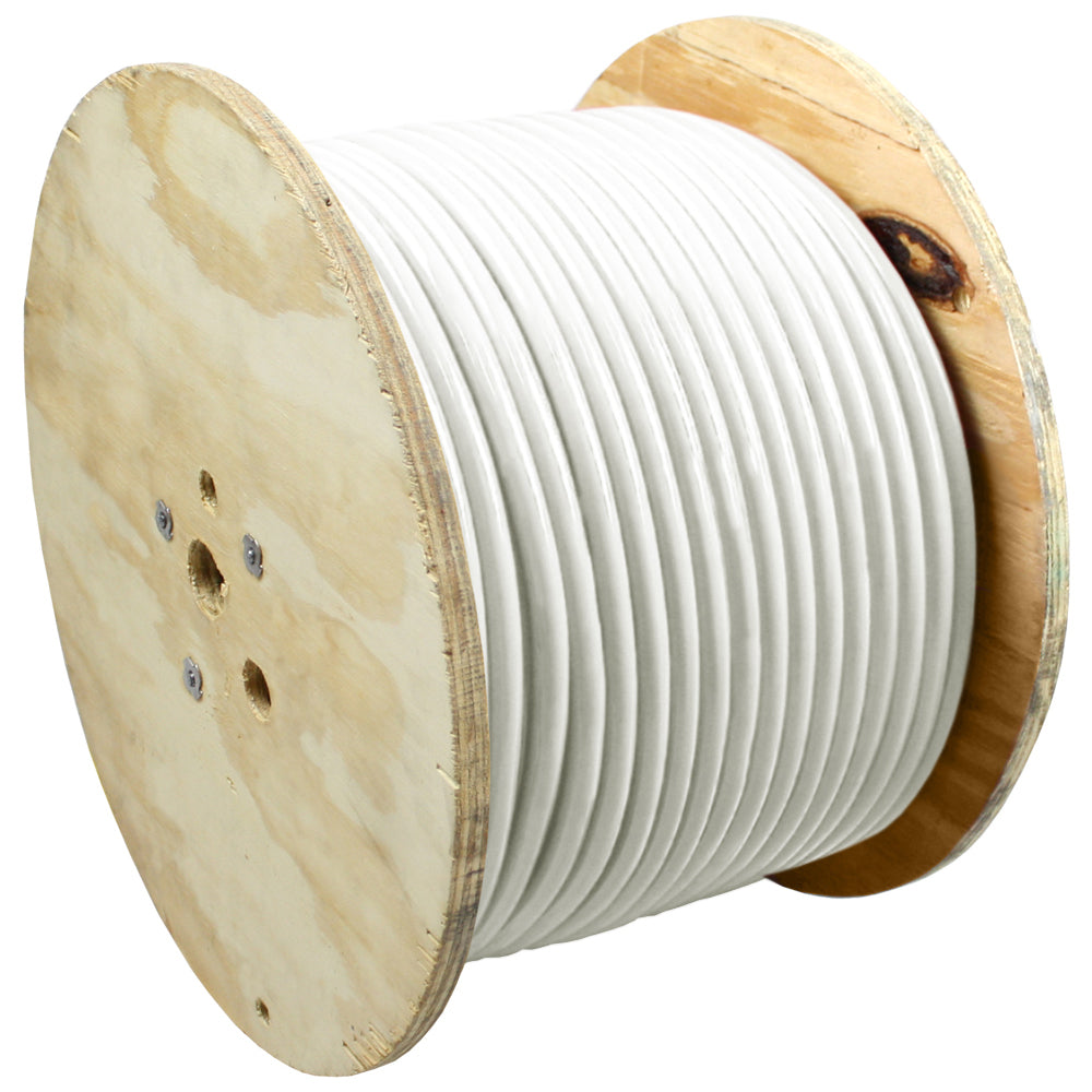 Pacer White 6 AWG Battery Cable - 500&#39;