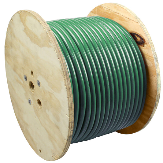 Pacer Green 4 AWG Battery Cable - 500&#39;