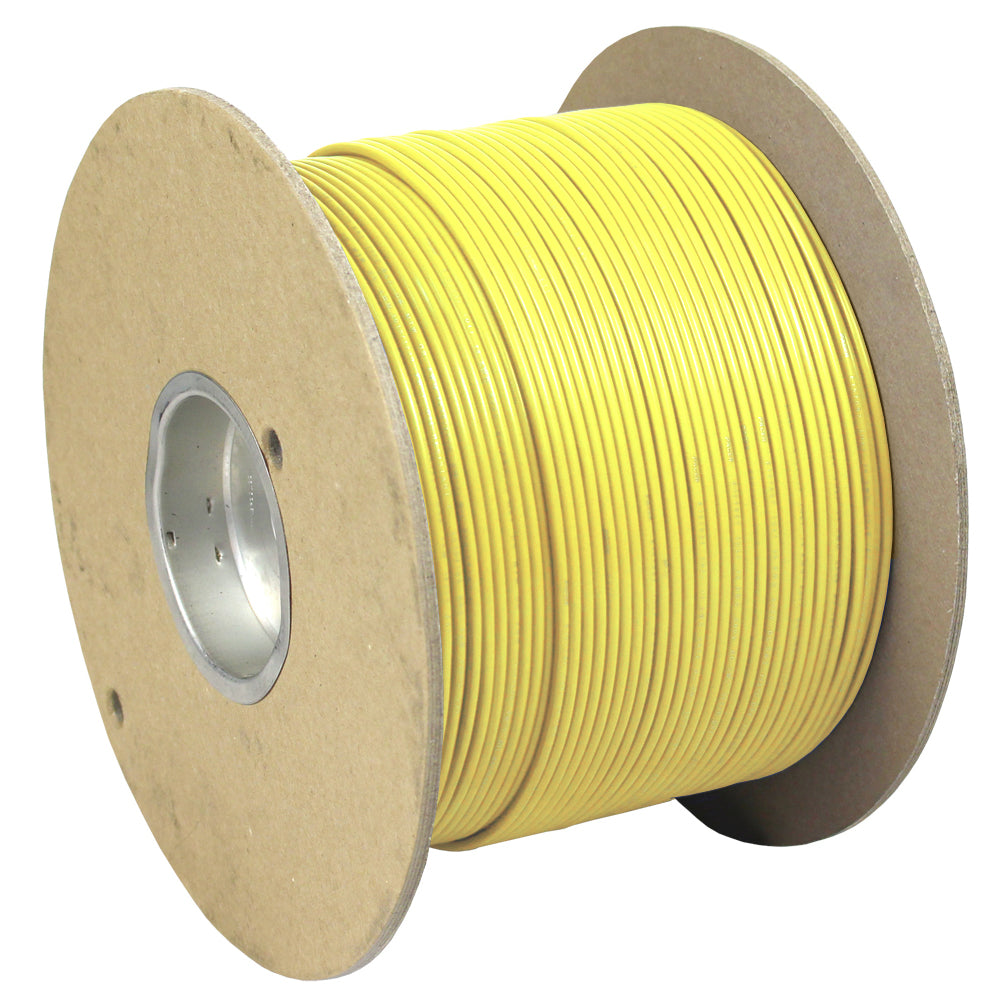Pacer Yellow 18 AWG Primary Wire - 1,000&#39;