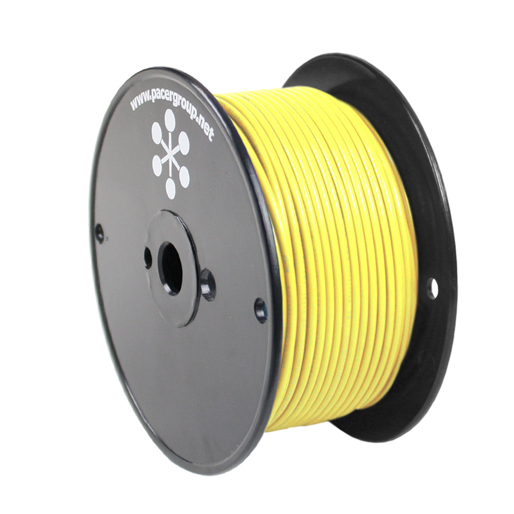 Pacer Yellow 12 AWG Primary Wire - 250&#39;