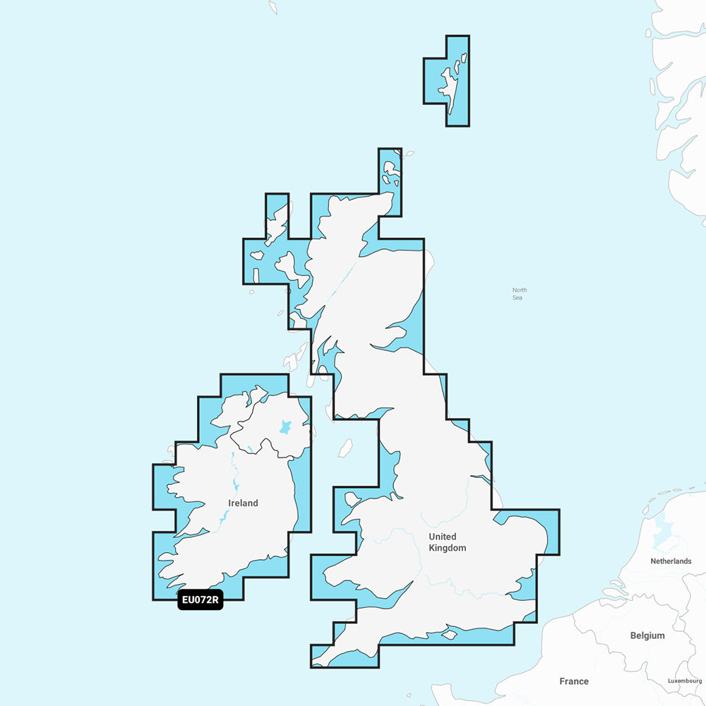 Garmin Navionics Vision+ NVEU072R - U.K. &amp; Ireland Lakes &amp; Rivers - Inland Marine Chart