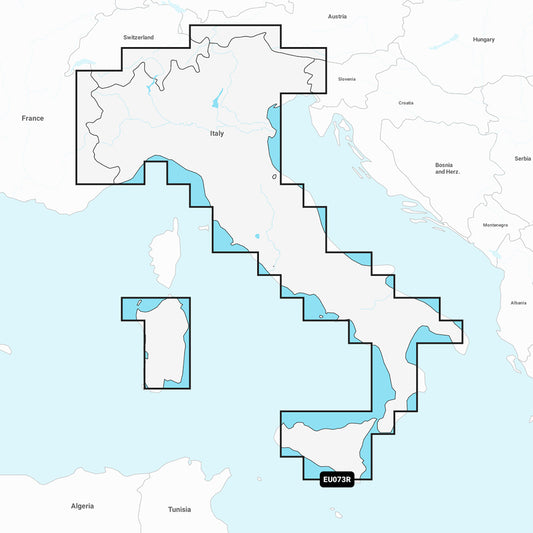 Garmin Navionics Vision+ NVEU073R - Italy, Lakes &amp; Rivers - Marine Chart