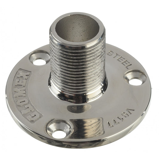 Glomex 1" Stainless Steel Straight Mount