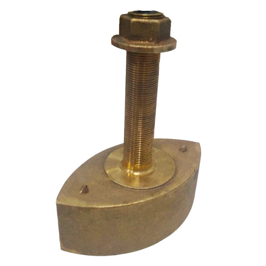 SI-TEX Bronze Stem Thru-Hull Medium Frequency CHIRP Transducer - 1kW &amp; 85 - 135kHz
