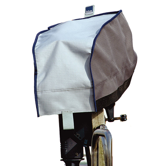 Blue Performance Outboard Motor Cover