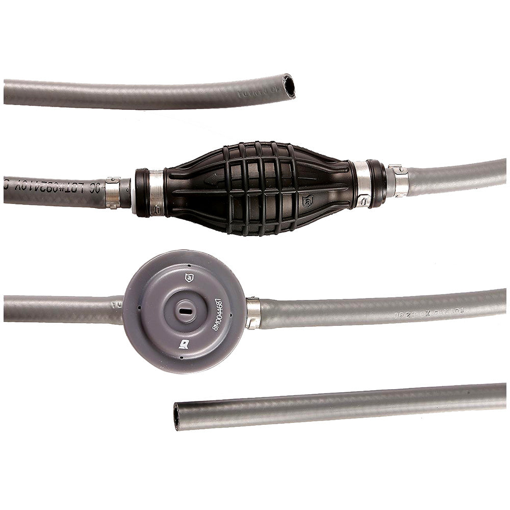 Attwood Universal Fuel Line Kit - 3/8" Dia. x 6&#39; Length w/Fuel Demand Valve